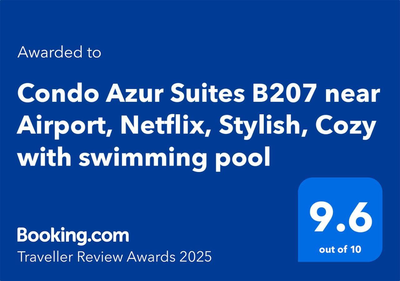 Condo Azur Suites B207 Near Airport, Netflix, Stylish, Cozy With Swimming Pool Мактан Экстерьер фото